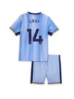 Tottenham Hotspur Archie Gray #14 Dječji Gostujuci Dres kompleti 2024-25 Kratak Rukavima (+ kratke hlače)